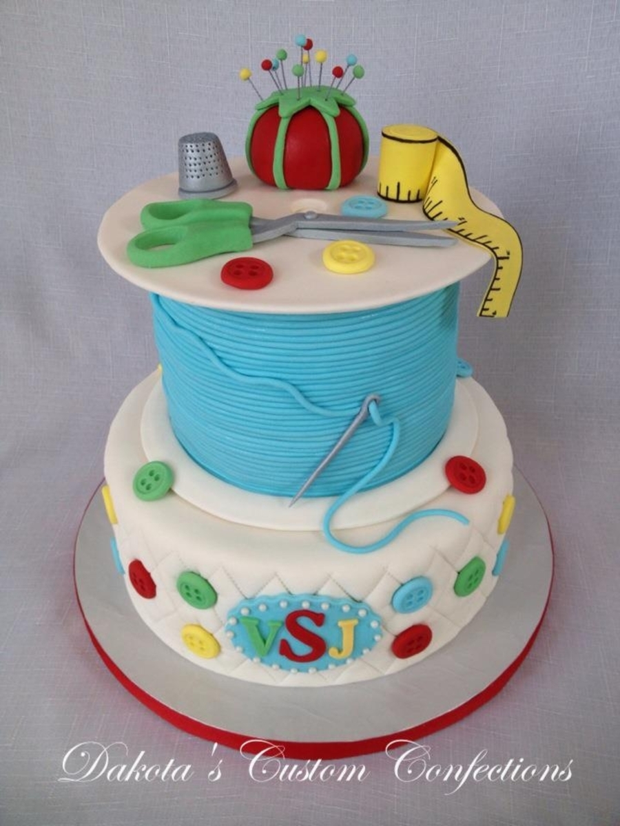 Sewing Birthday Cake