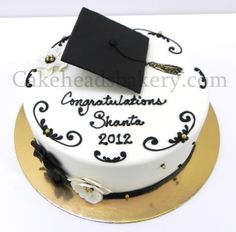 Simple Graduation Cake