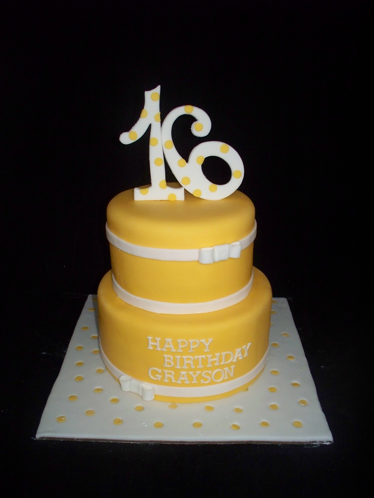 Simple Sweet 16 Cake