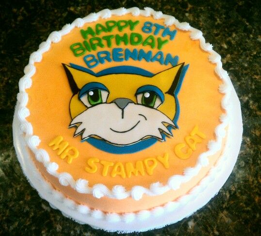 Stampy Cat Birthday Cake