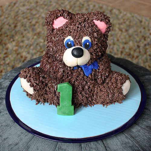 Stand Up Teddy Bear Cake