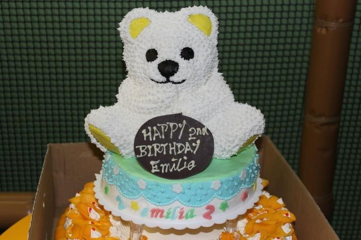 Stand Up Teddy Bear Cake