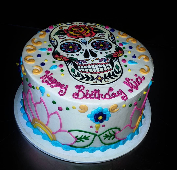 Sugar Skull Cake