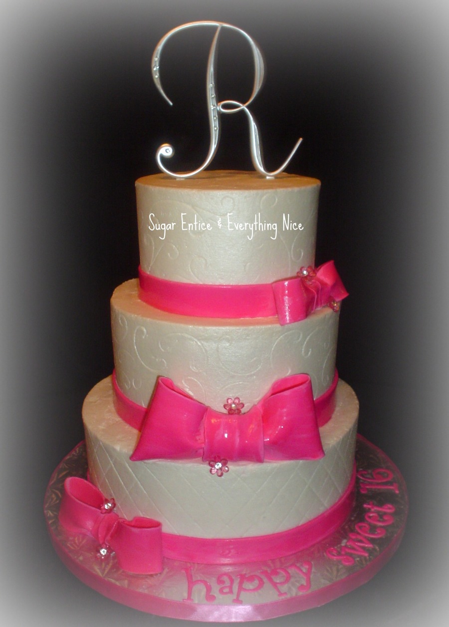 Sweet 16 Buttercream Cake