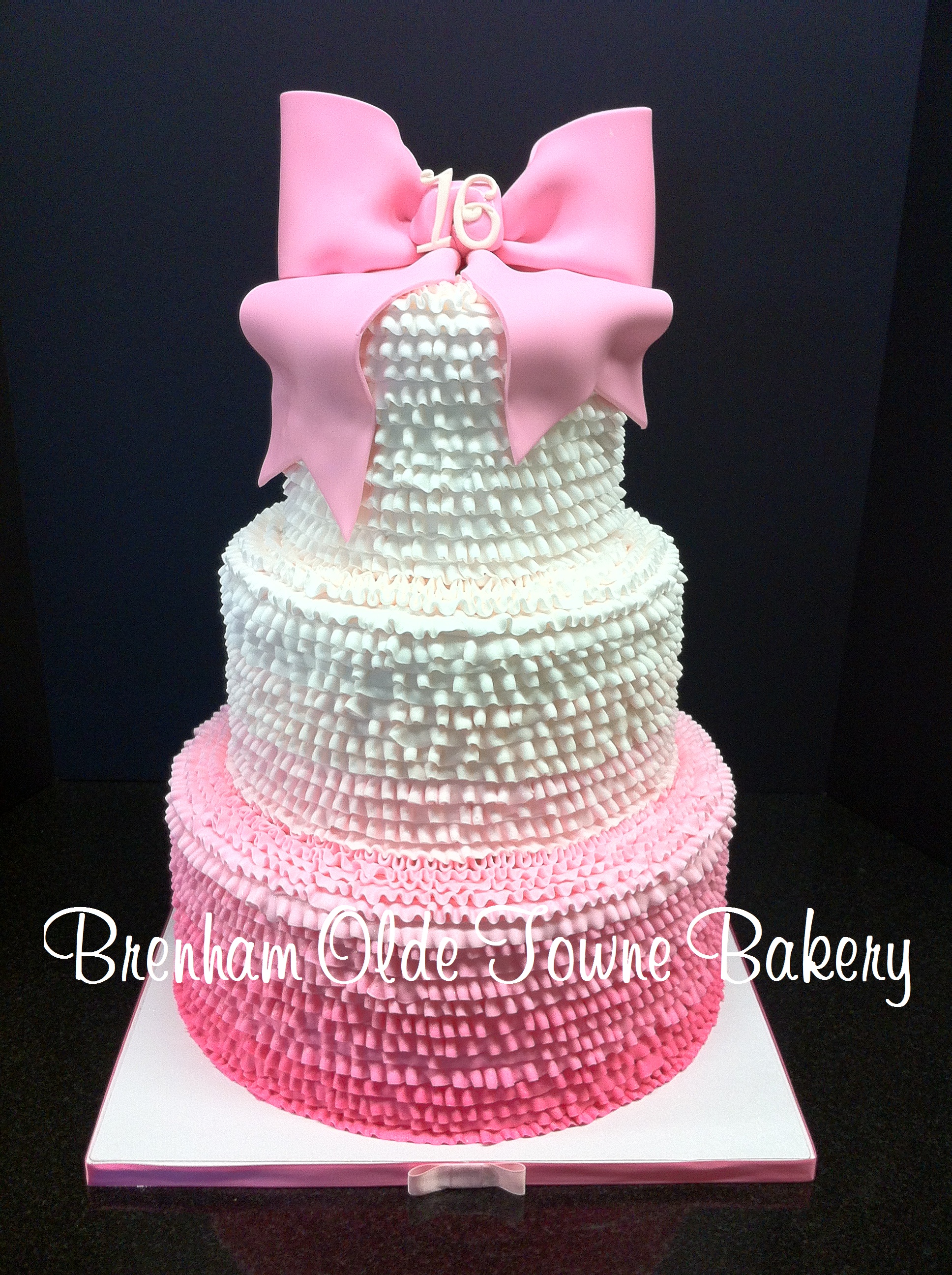 Sweet Sixteen Buttercream Birthday Cake