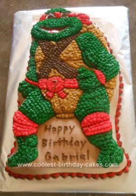 Teenage Mutant Ninja Turtles Birthday Cake