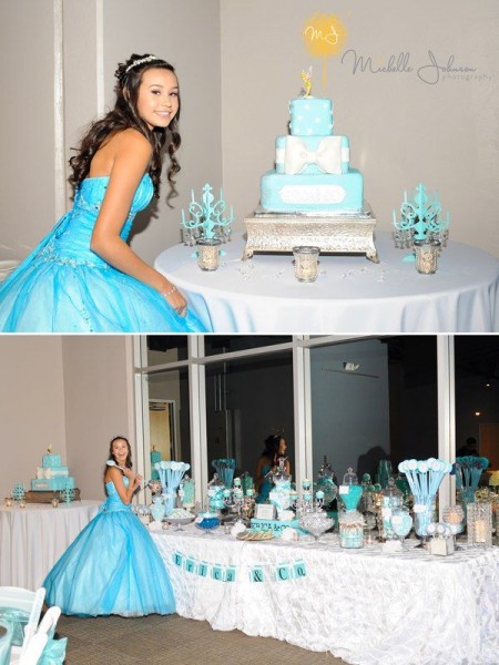 Tiffany Blue Sweet 16 Party