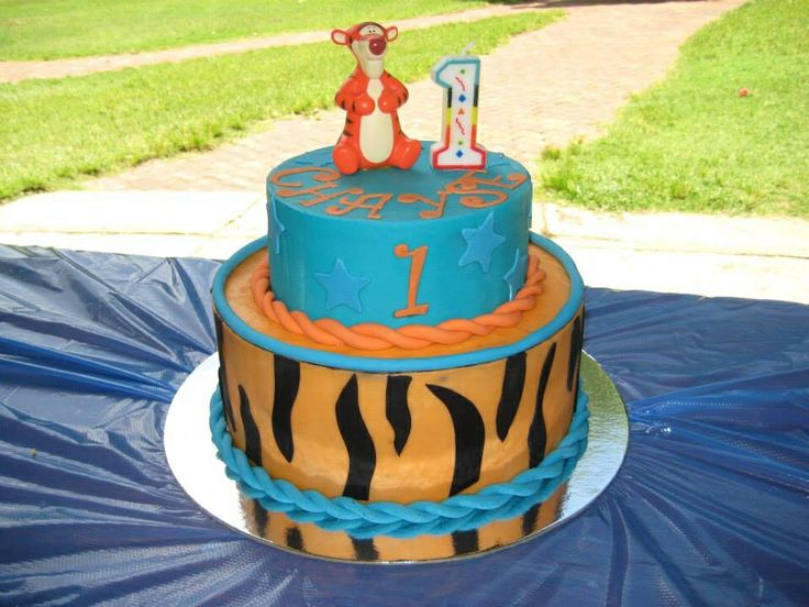 Tigger 1st Birthday Cake