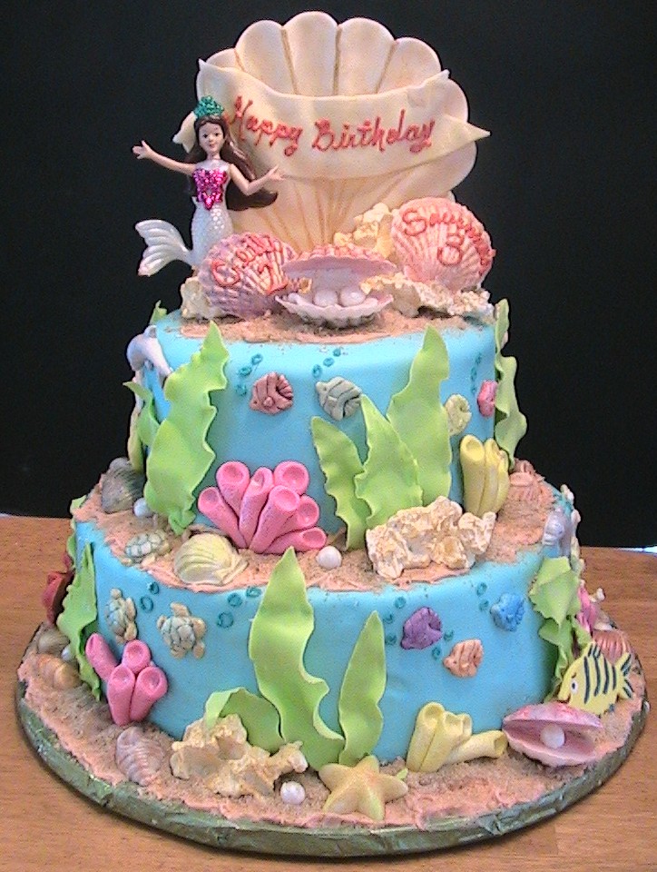 Under the Sea Theme Cake