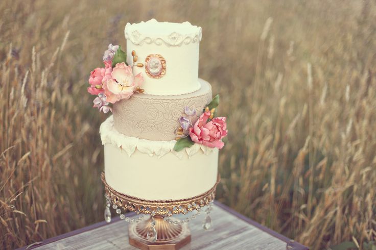 Vintage Birthday Cake