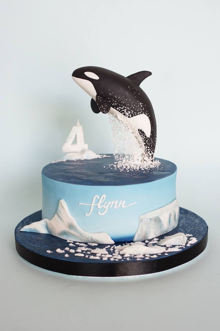 Whale Birthday Cake