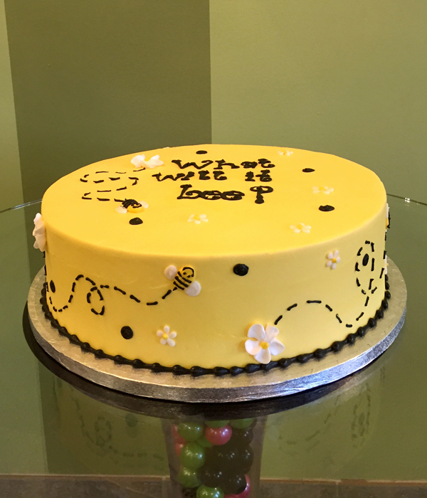 What Will It Bee Gender Reveal Cake