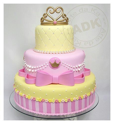 Yellow Princess Cake