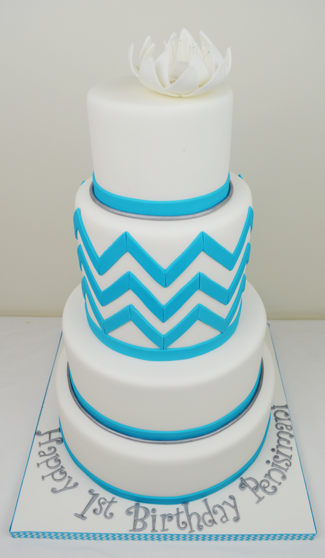 4 Tier Birthday Cake