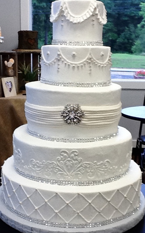 5 Tier Wedding Cake