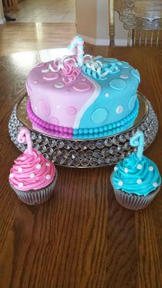 Adult Twins Boy Girl Birthday Cakes