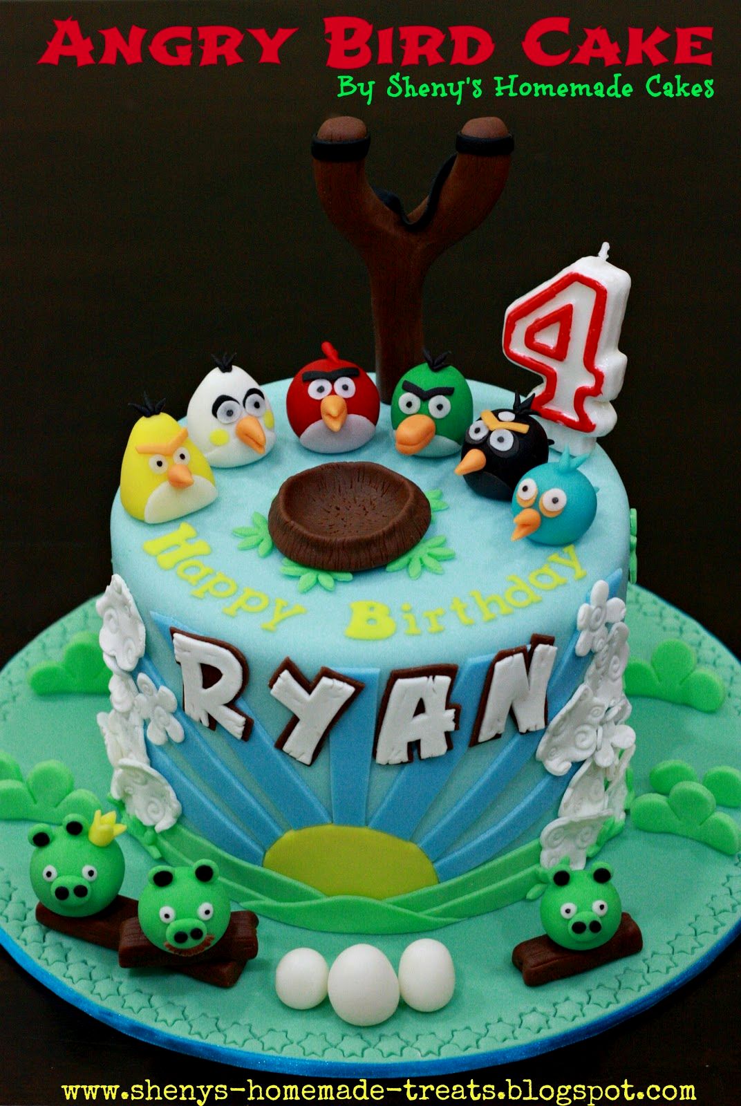 Angry Birds Birthday Cake