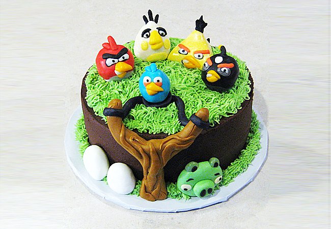 Angry Birds Cake