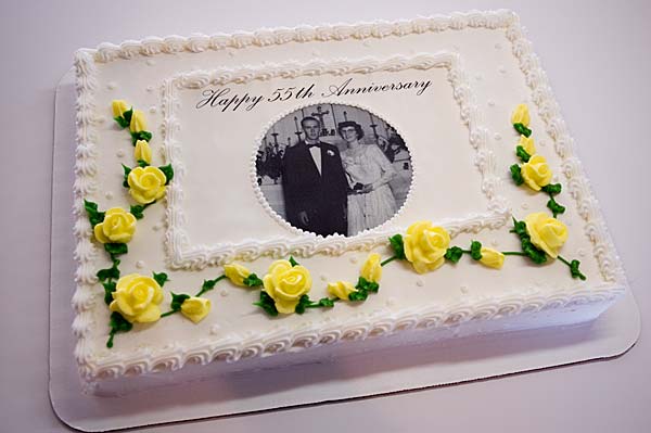 Anniversary Sheet Cake Decorating Ideas