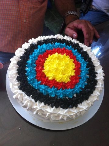 Archery Birthday Cake