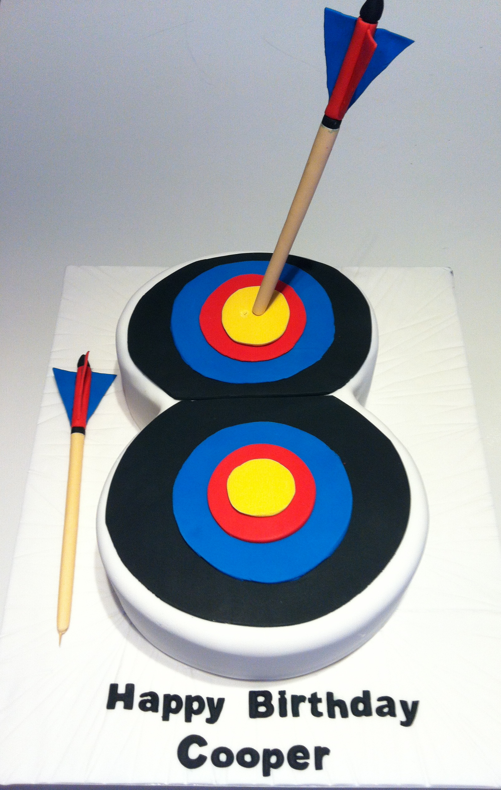 Archery Happy Birthday Cake