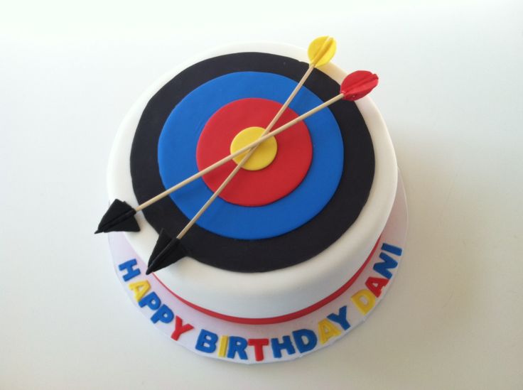 Archery Target Cake