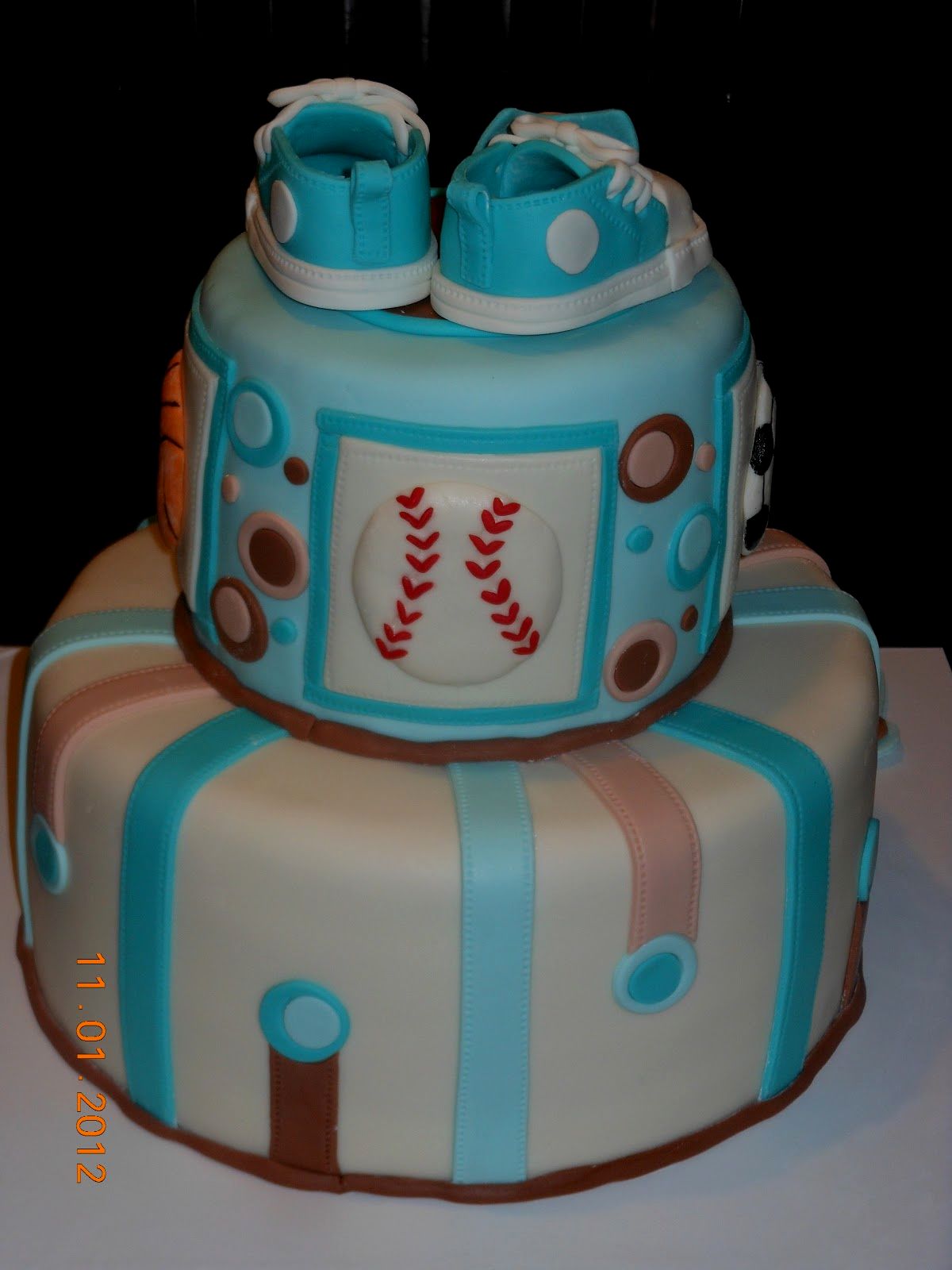 Baby Boy Shower Cake