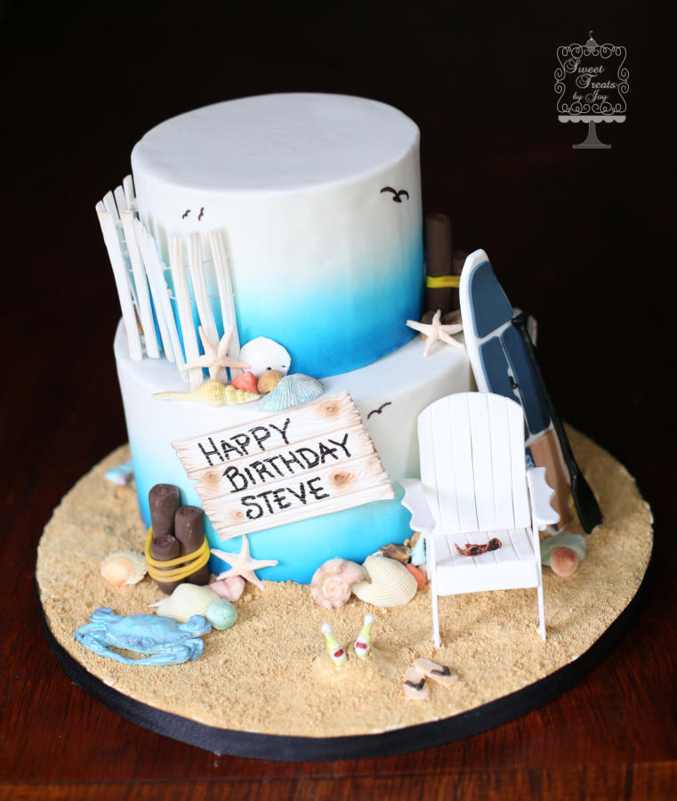 Beach Themed Cake