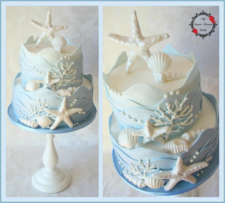 Beach Wedding Cake