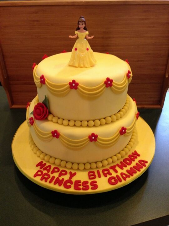 12 Photos of Belle Birthday Cakes For December