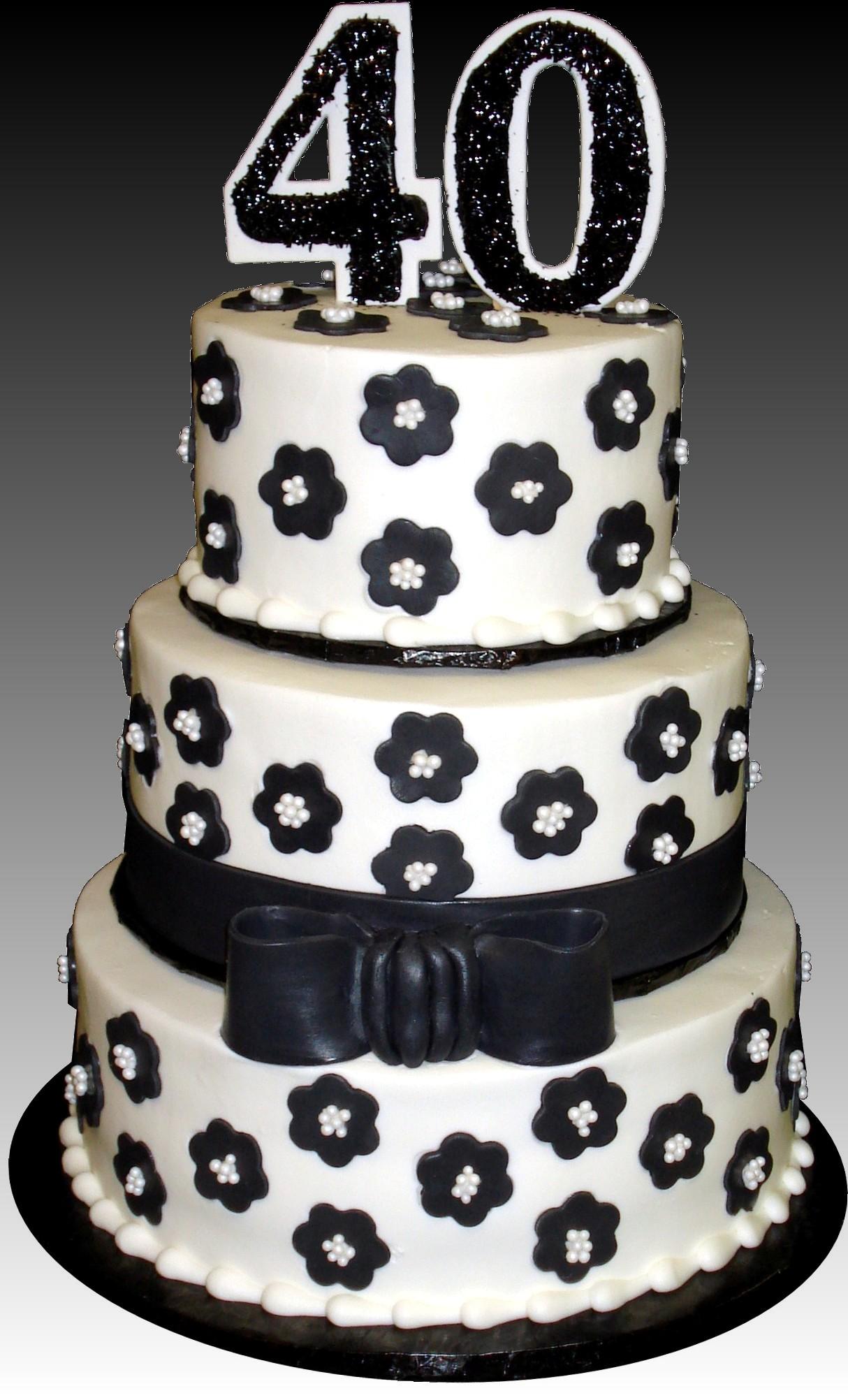 12 Photos of Pearls With Black And White For Birthday Cakes Birthday 14th