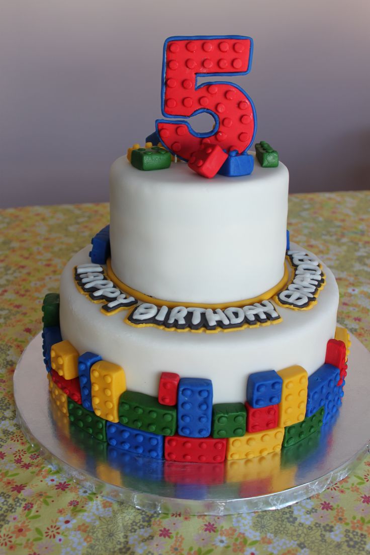 Boys LEGO Birthday Cake Ideas