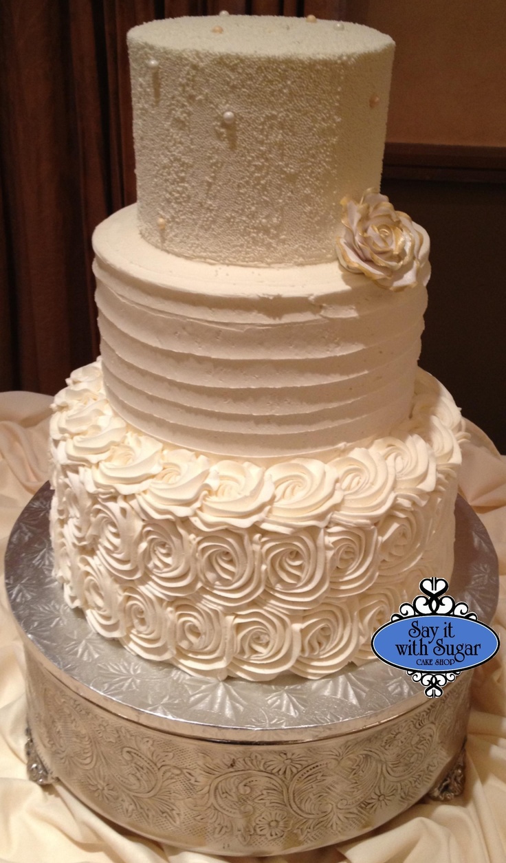 Buttercream Wedding Cake Designs