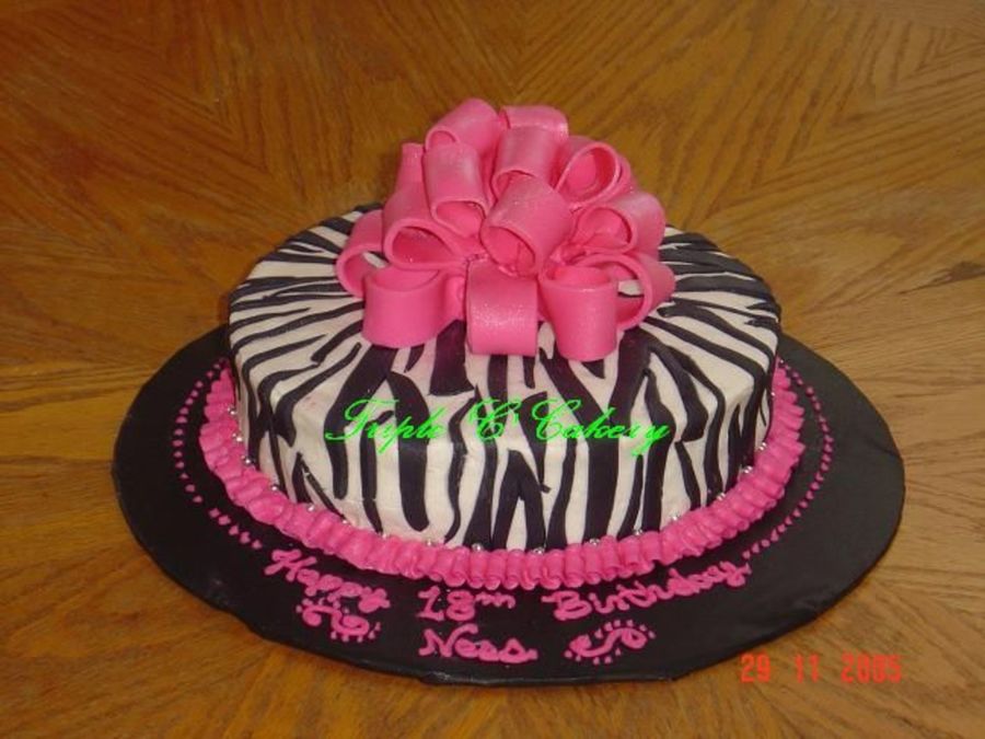 Buttercream ZEBRA Cake