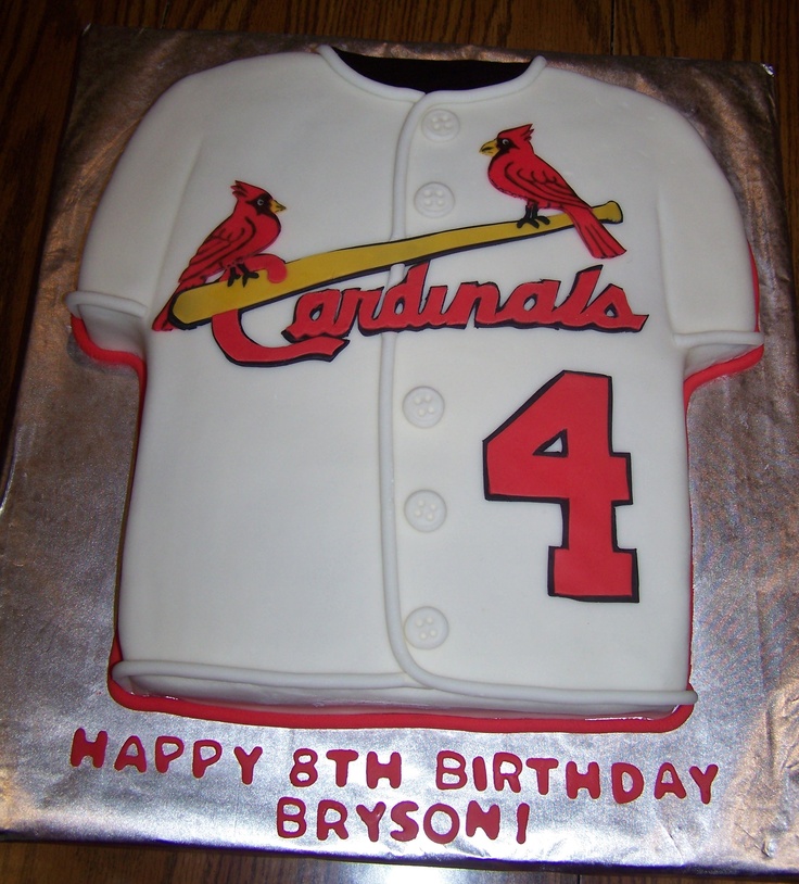 Cardinals Jersey Cake