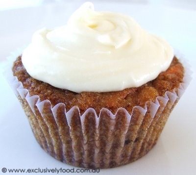 Carrot Cupcakes with Cream Cheese Frosting