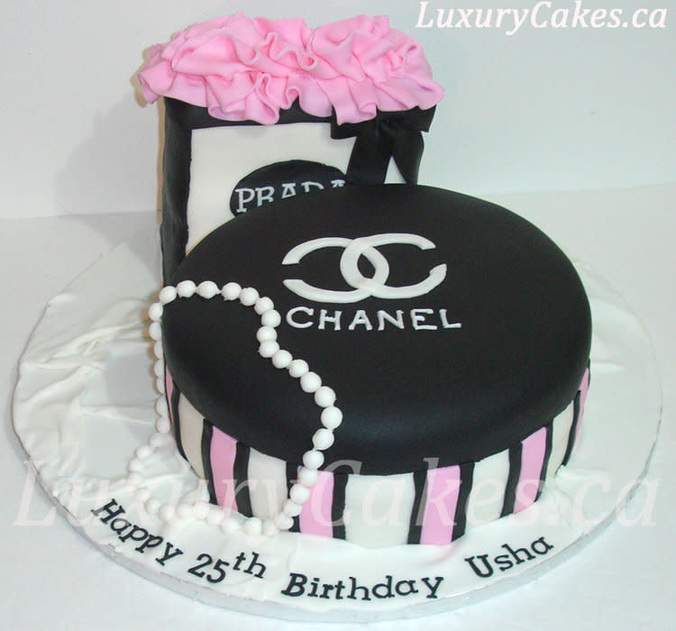 Chanel Gift Box Cake