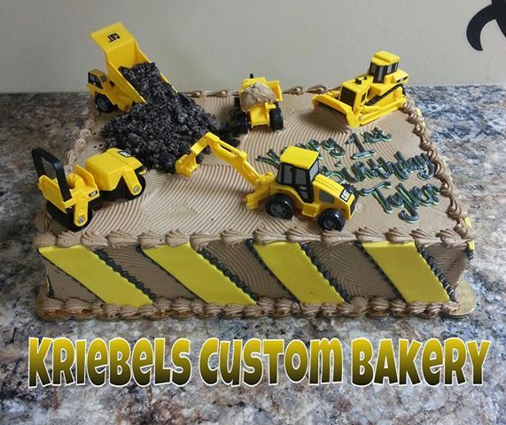 Construction Sheet Cake