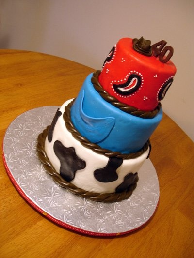 Cowboy Birthday Cake