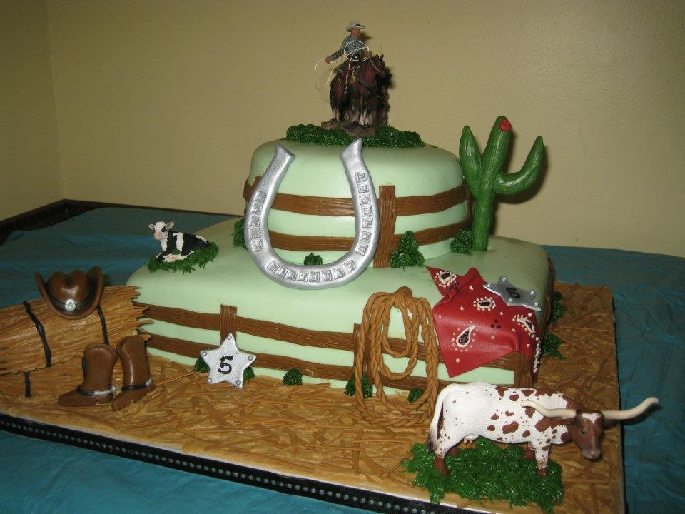 Cowboy Birthday Cake