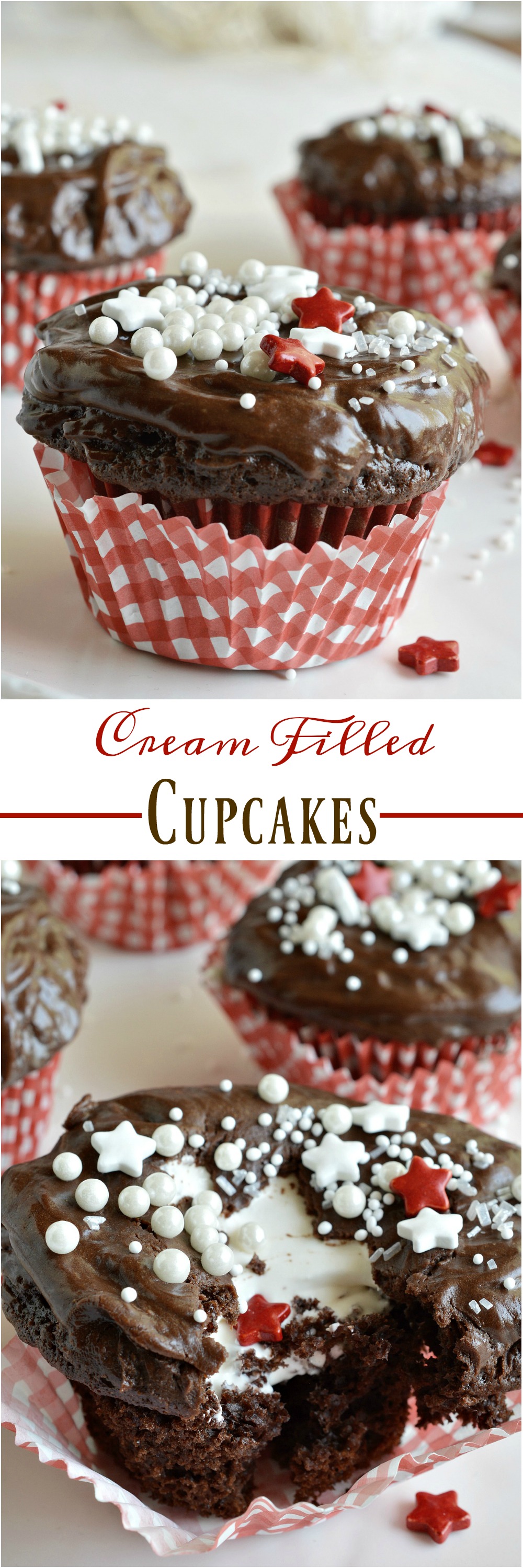 Cream Filled Cupcakes