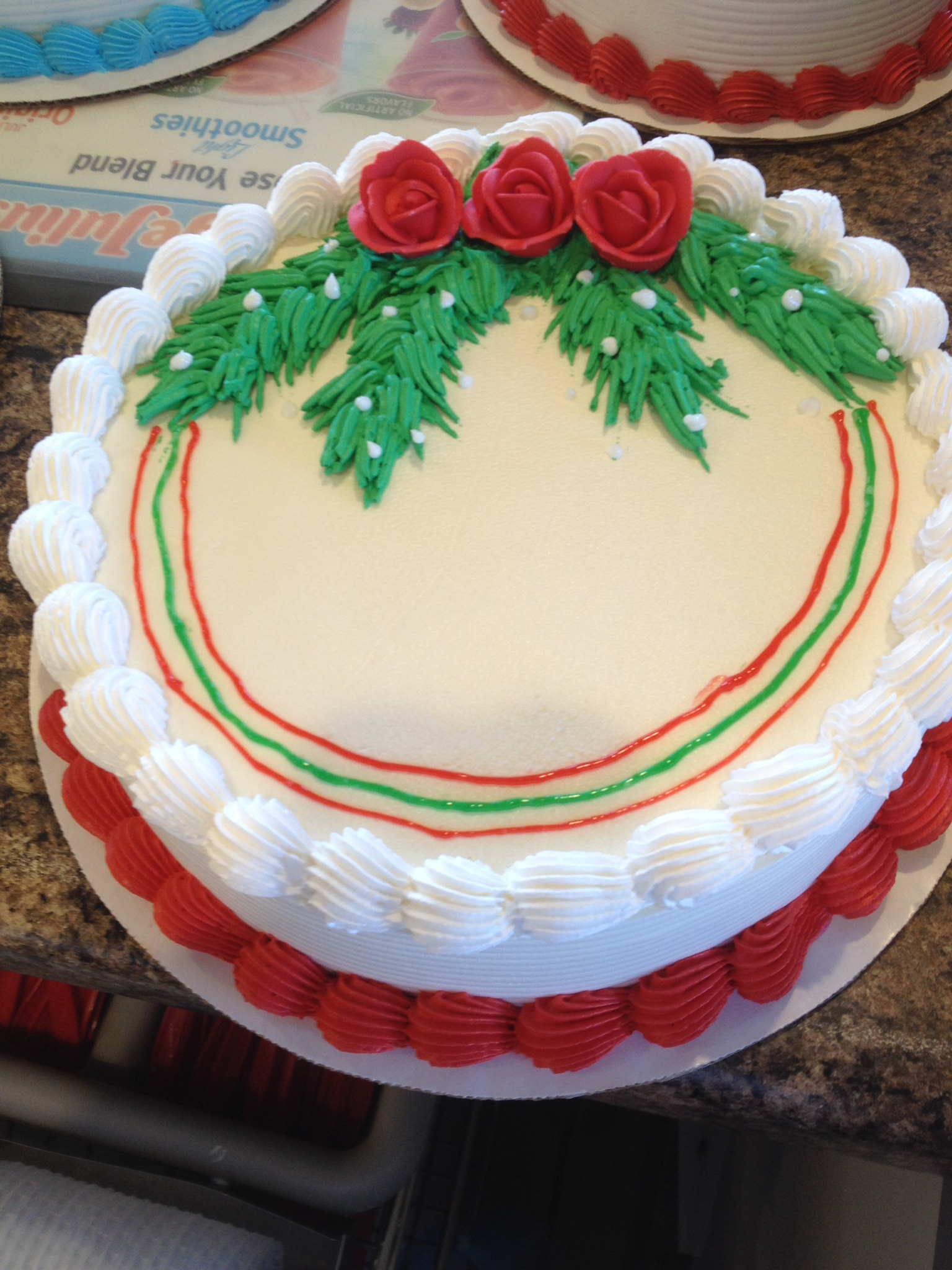 Dairy Queen Christmas Cake