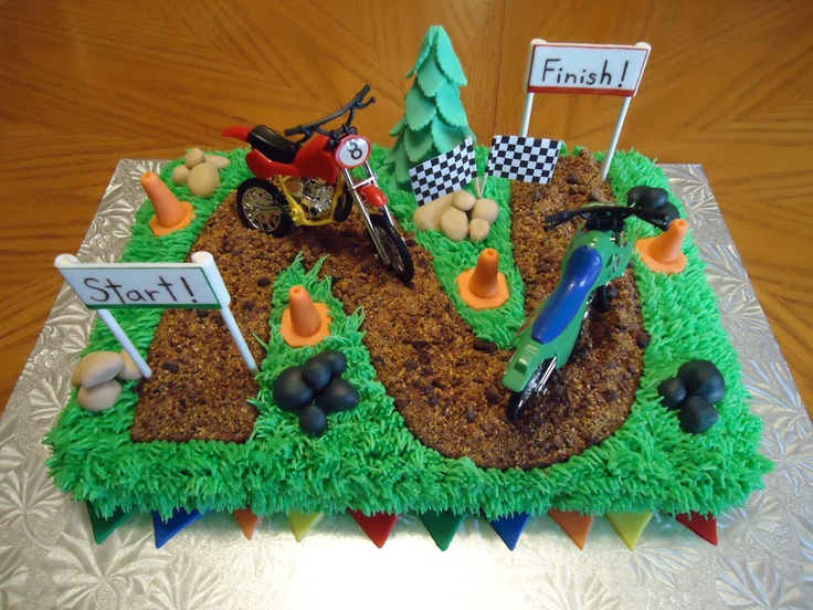 Dirt Bike Cake