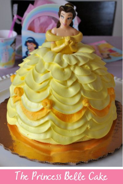 Disney Princess Belle Birthday Cake