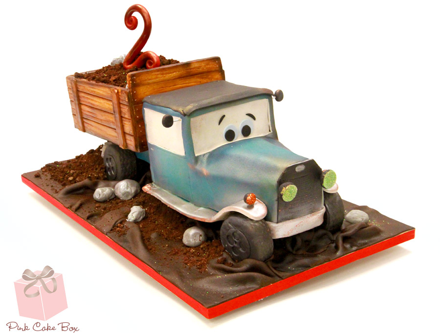 Dump Truck Birthday Cake