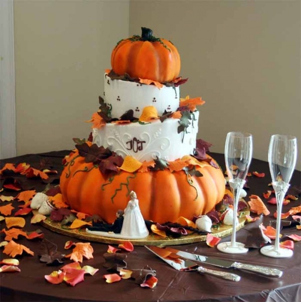 Fall Wedding Cake