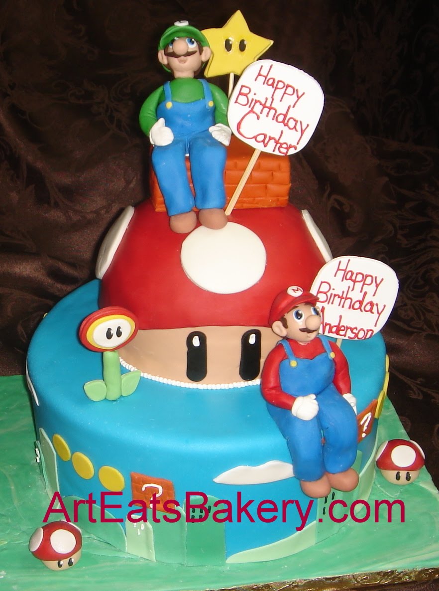 Fondant Birthday Cake