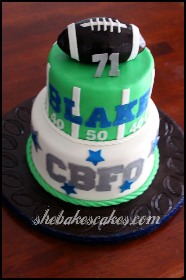 Football Birthday Cake