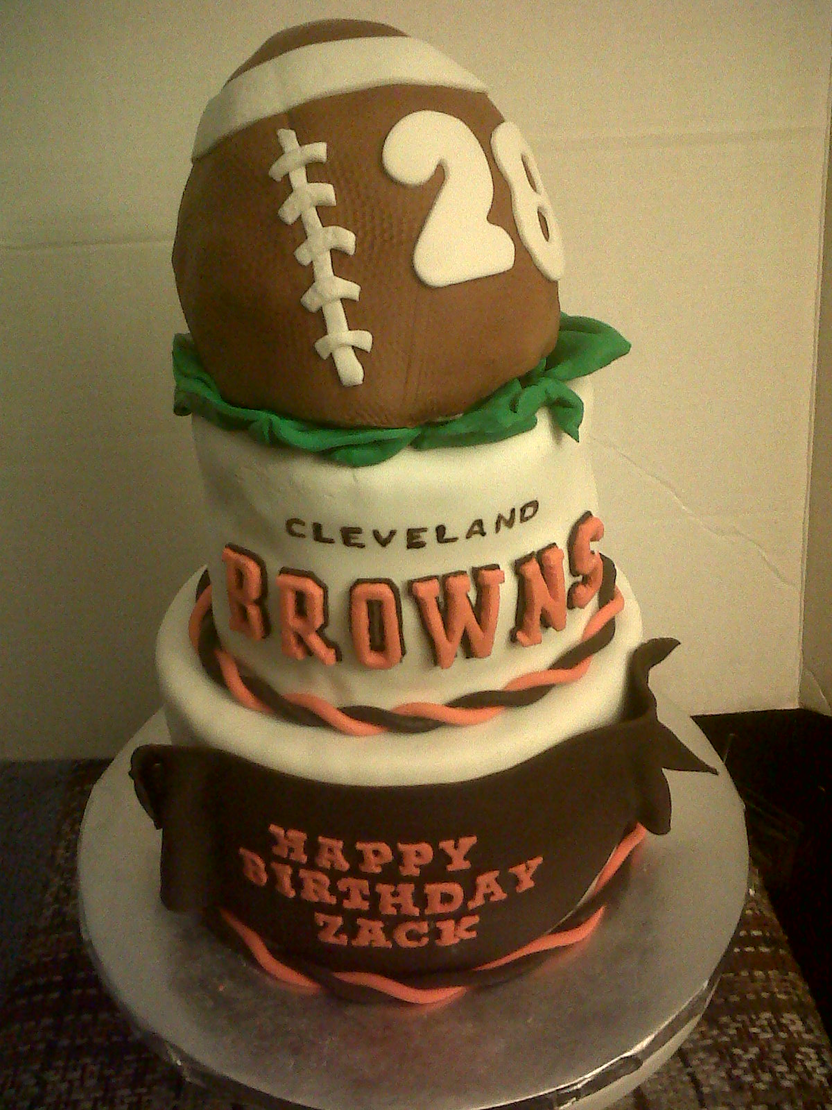 Football Tiered Cake