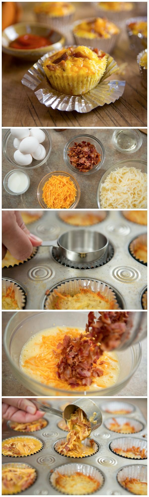 10 Photos of Easy Breakfast Cheese Bacon Cupcakes